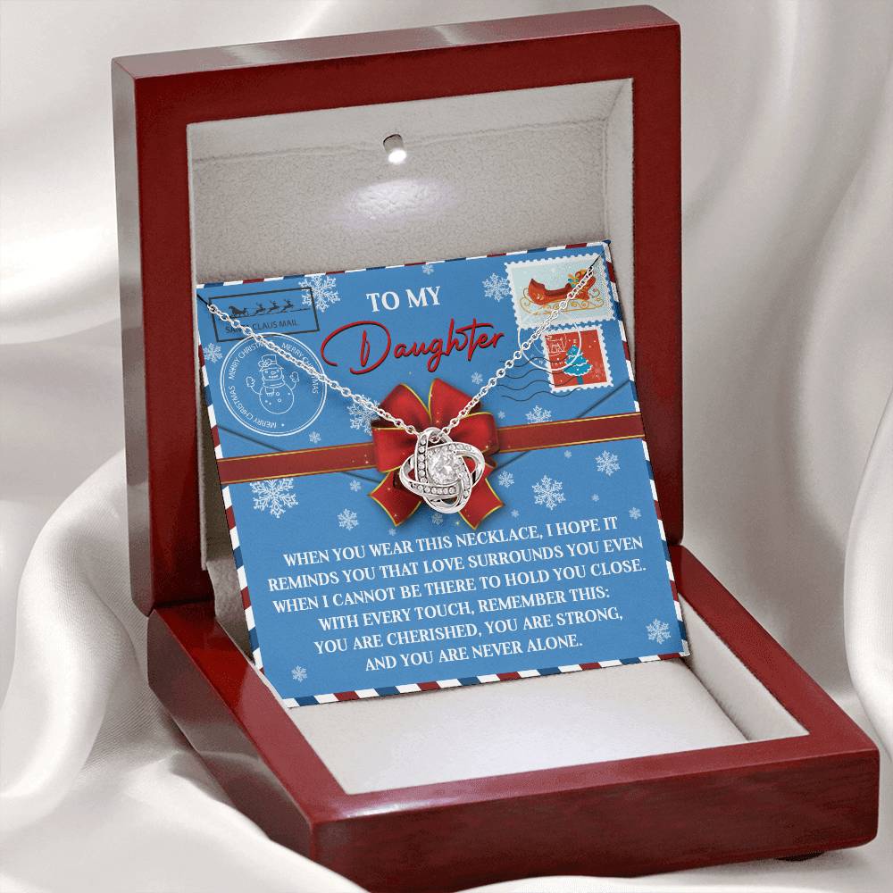 Daughter - Remember This - Love Knot Necklace