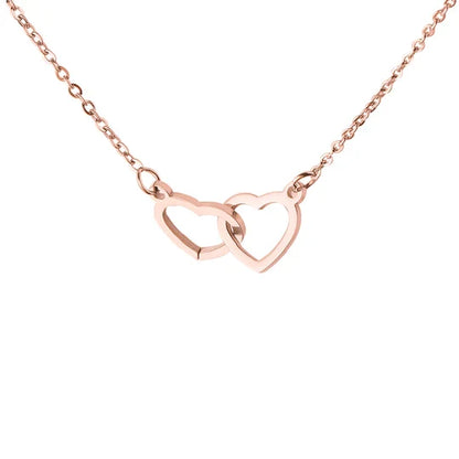Engraved Heart Necklace - With Real Rose Bear Giftbox