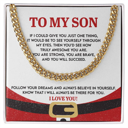 Son - There For You - Cuban Chain Link Necklace