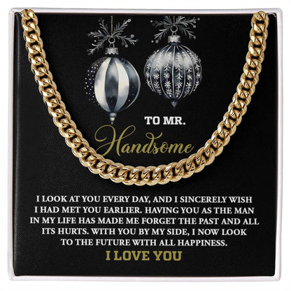 My Man - On My Face - Cuban Chain Link Necklace