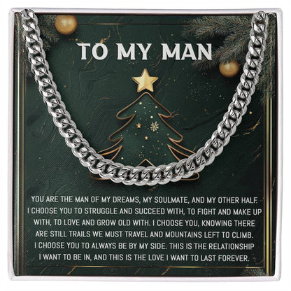 My Man - My Soulmate - Cuban Chain Link Necklace