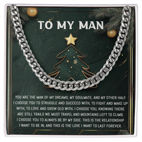 My Man - My Soulmate - Cuban Chain Link Necklace