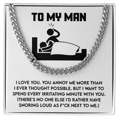 My Man - Next To Me - Cuban Chain Link Necklace