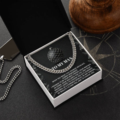 My Man - Naughty Lover - Cuban Chain Link Necklace