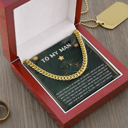 My Man - My Soulmate - Cuban Chain Link Necklace