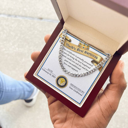 Boyfriend - Love And Support - Cuban Chain Link Necklace
