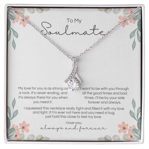 To My Soulmate - Strong As A Rock - Pendant - Design 2