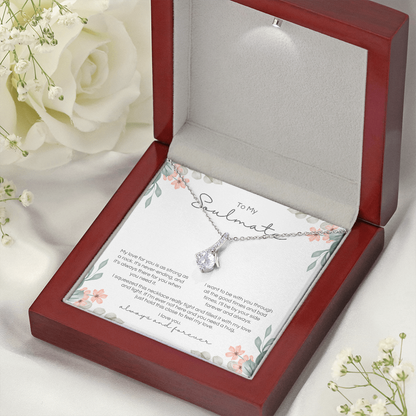 To My Soulmate - Strong As A Rock - Pendant - Design 2