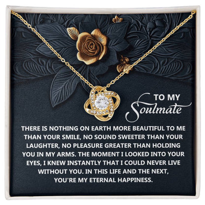 Soulmate - Eternal Happiness - Love Knot Necklace
