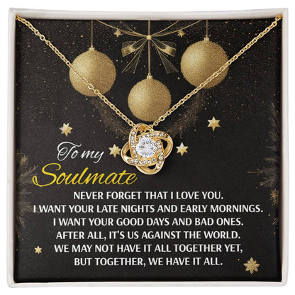 Soulmate - Have It All - Love Knot Necklace
