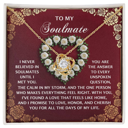Soulmate - Like Home - Love Knot Necklace