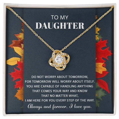 Daughter - Comes Your Way - Love Knot Necklace