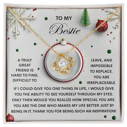 Bestie - The One - Love Knot Necklace