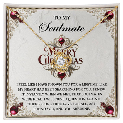 Soulmate - I Found You - Love Knot Necklace