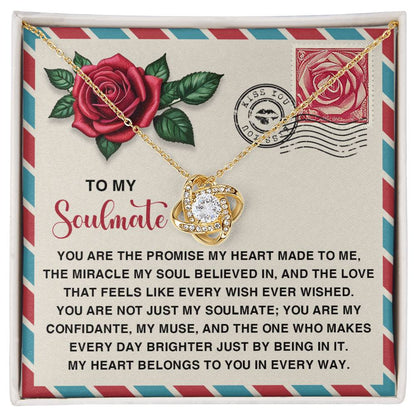 Soulmate - Made To Me - Love Knot Necklace