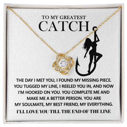 Soulmate - Hooked On You - Love Knot Necklace