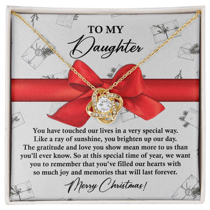 Daughter - Special Way - Love Knot Necklace