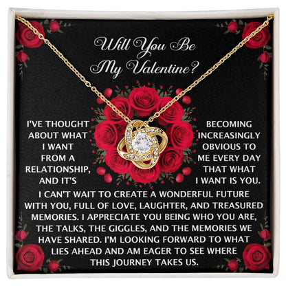 Soulmate - What I Want - Love Knot Necklace