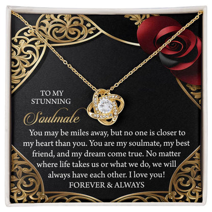 Soulmate - Have Each Other - Love Knot Necklace