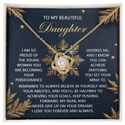 Daughter - On Your Dreams - Love Knot Necklace