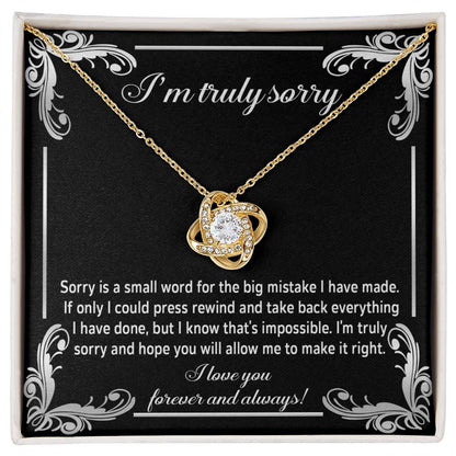 Sorry - Make It Right 2 - Love Knot Necklace