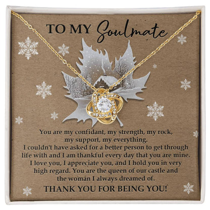 Soulmate - Our Castle - Love Knot Necklace