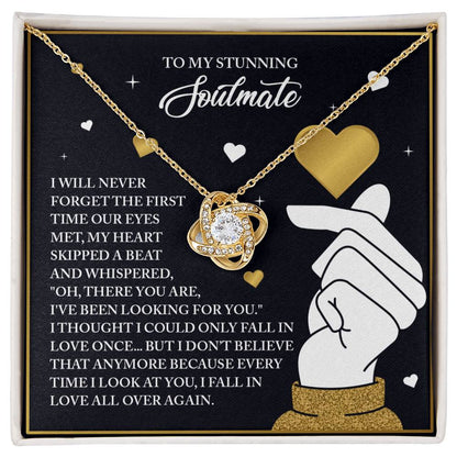 Soulmate - Look At You - Love Knot Necklace