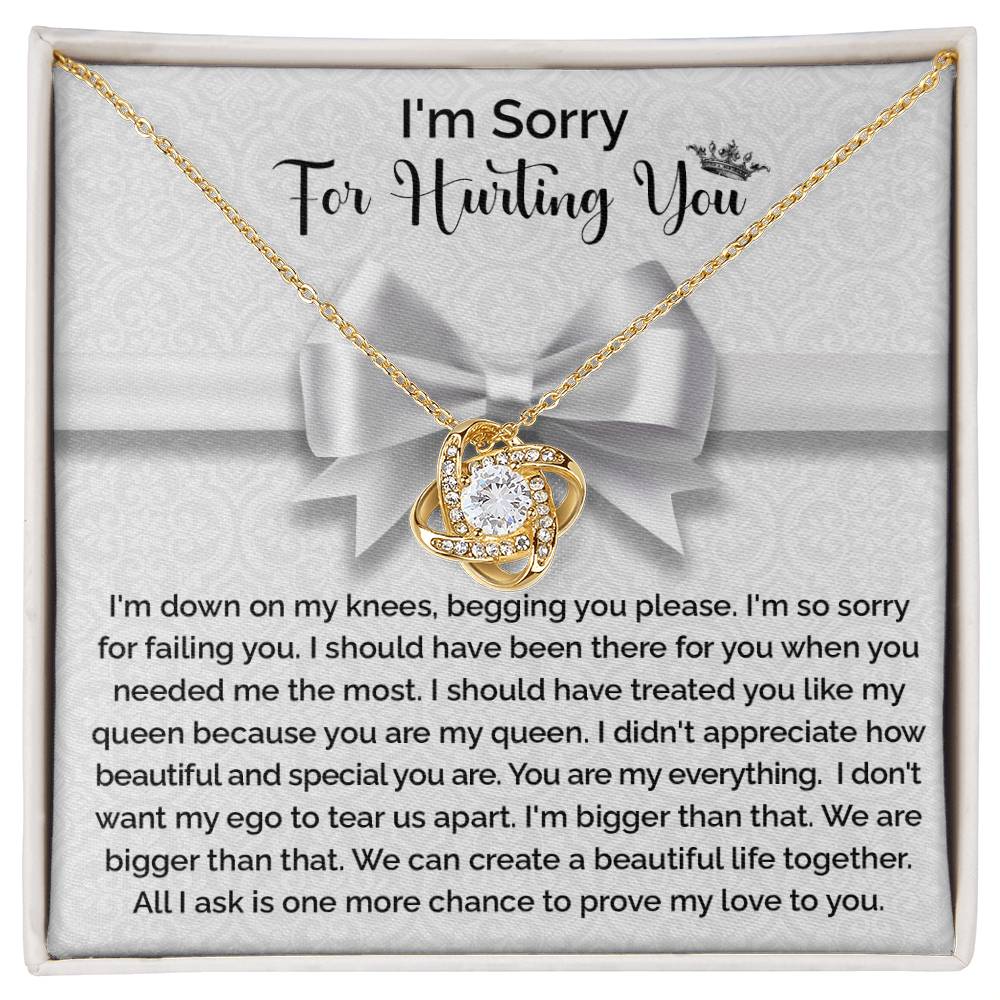 Sorry - My Queen - Love Knot Necklace