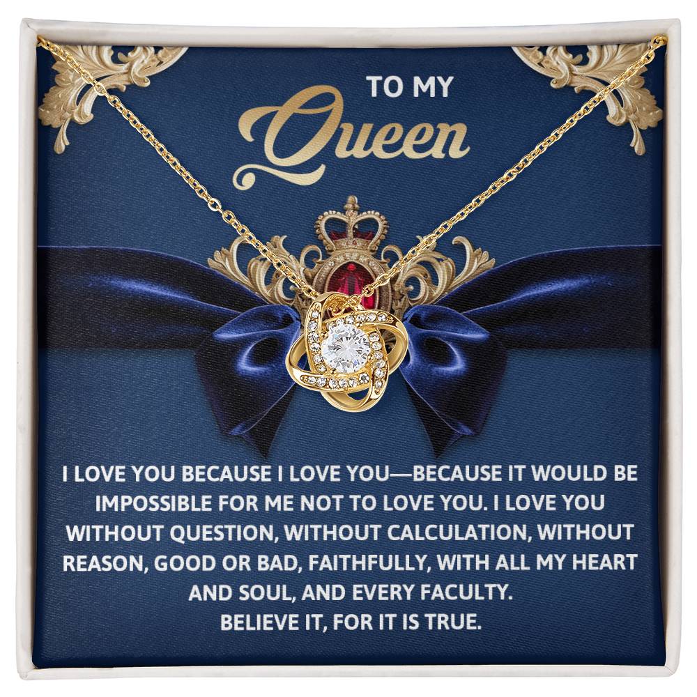 Queen - Every Faculty - Love Knot Necklace