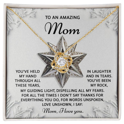 Mom - Love Unshown - Love Knot Necklace