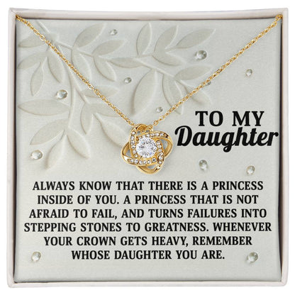 Daughter - Inside Of You - Love Knot Necklace