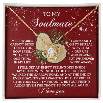 Soulmate - Test Of Time - Love Knot Necklace