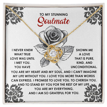 Soulmate - Cherish You - Love Knot Necklace