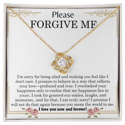 Sorry - Profound And True - Love Knot Necklace