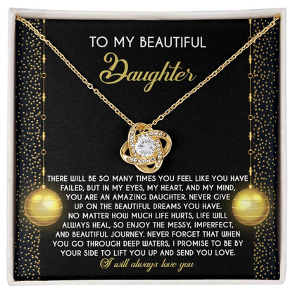Daughter - Deep Waters - Love Knot Necklace