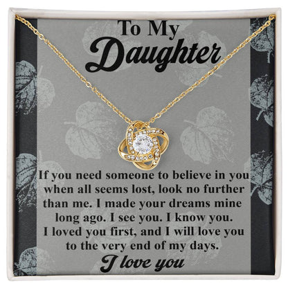 Daughter - My Days - Love Knot Necklace