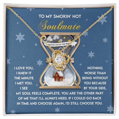 Soulmate - Feels Complete - Love Knot Necklace