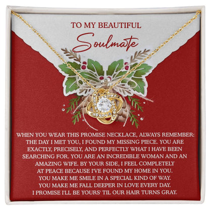 Soulmate - At Peace - Love Knot Necklace