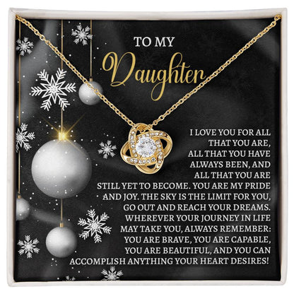 Daughter - Pride And Joy - Love Knot Necklace