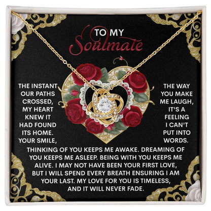 Soulmate - Never Fade - Love Knot Necklace