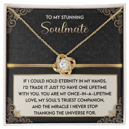 Soulmate - Truest Companion - Love Knot Necklace