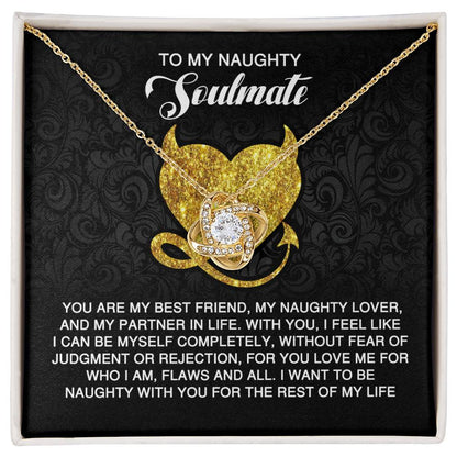 Soulmate - Naughty With You - Love Knot Necklace