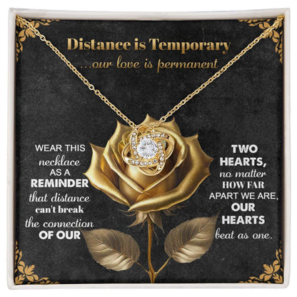 Soulmate - Love Is Permanent - Love Knot Necklace