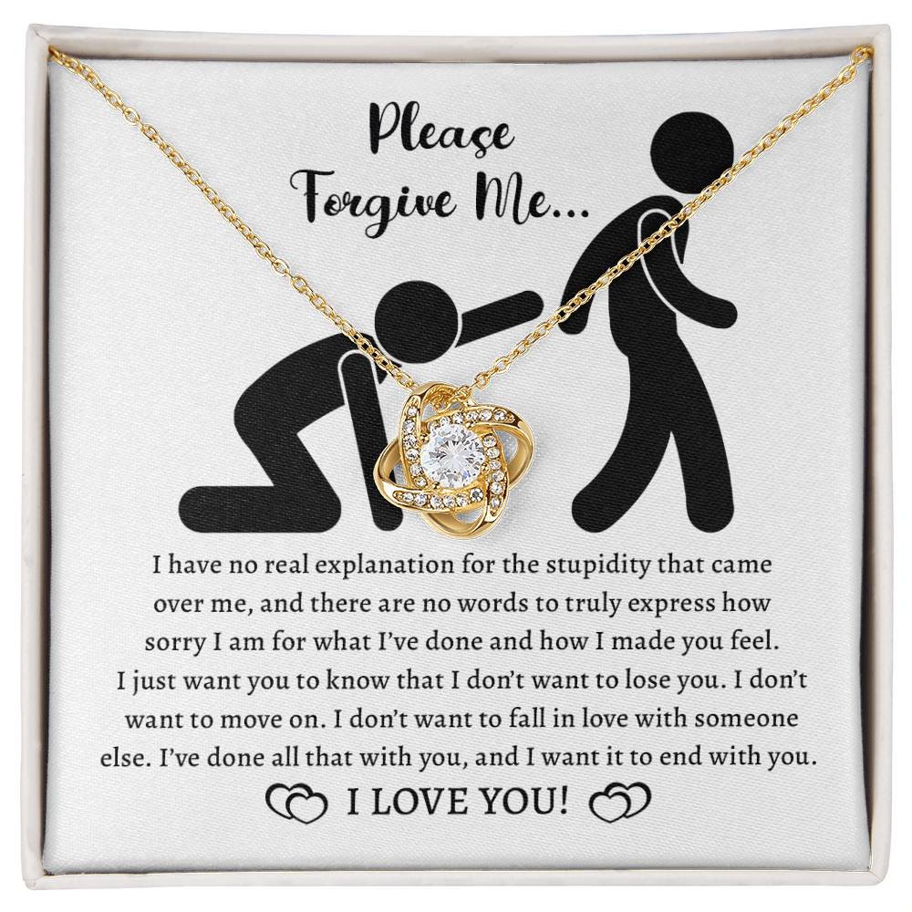 Sorry - Made You Feel - Love Knot Necklace