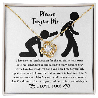 Sorry - Made You Feel - Love Knot Necklace