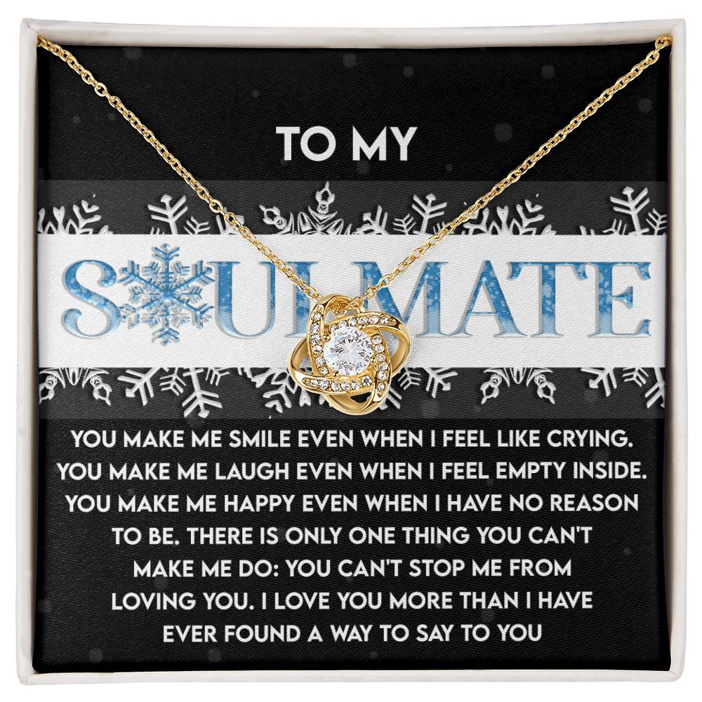Soulmate - Loving You - Love Knot Necklace