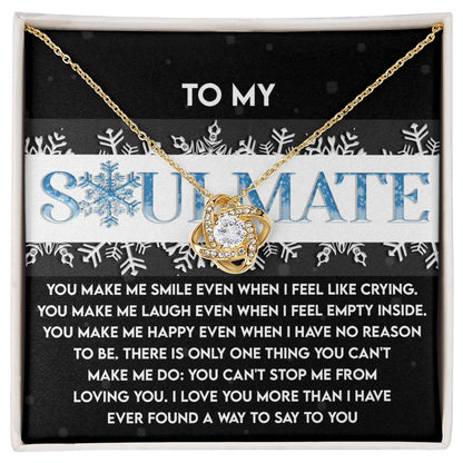 Soulmate - Loving You - Love Knot Necklace