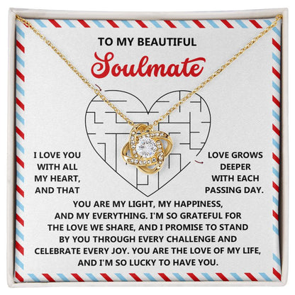 Soulmate - To Have You - Love Knot Necklace