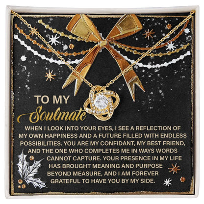 Soulmate - By My Side - Love Knot Necklace