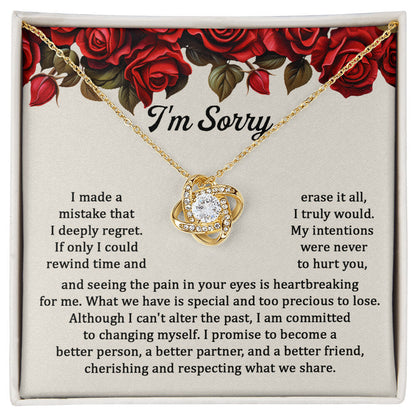 Sorry - Precious To Lose - Love Knot Necklace